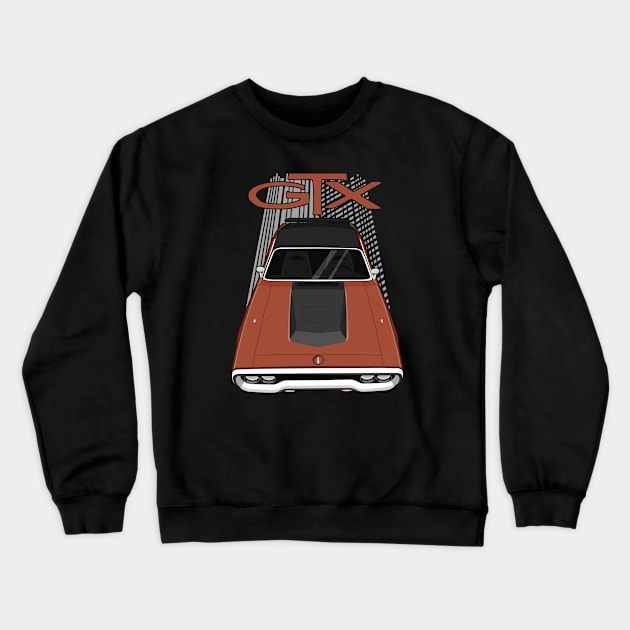 Plymouth Road Runner GTX 1971 - 1972 - bronze Crewneck Sweatshirt by V8social